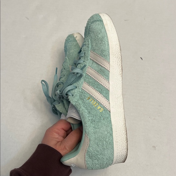 adidas Shoes - ADIDAS GAZELLE SNEAKERS HAZY GREEN WOMENS 6.5
